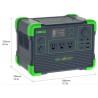 GSL Energy Solaire Portable Solar Power Station - 1KW