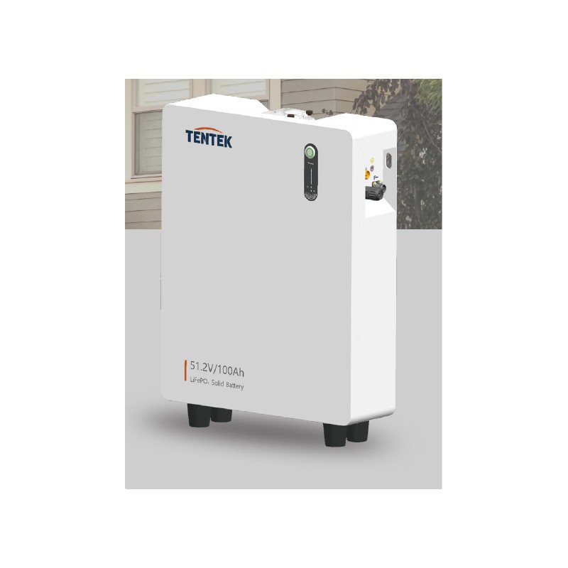 Batterie de stockage d'énergie Tentek - 5,12 kWh